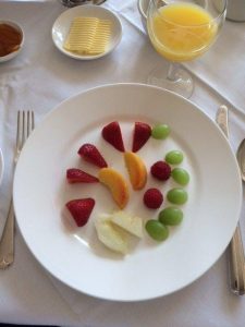 Fresh fruit platter